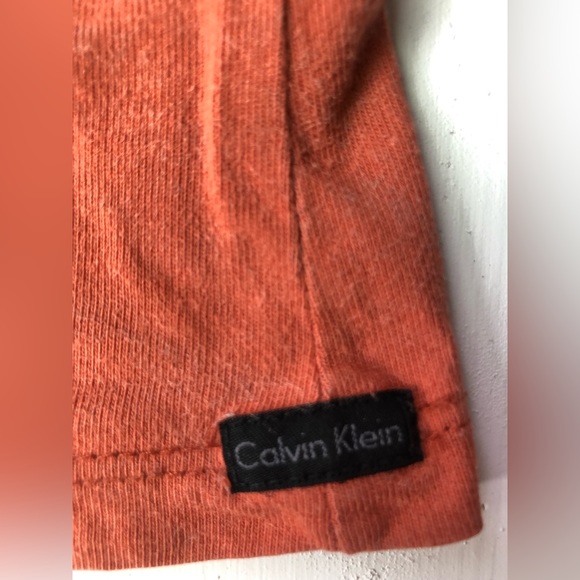 Calvin Klein studded thin strap top - orange. From the 90s - see size and wear - Picture 2 of 6